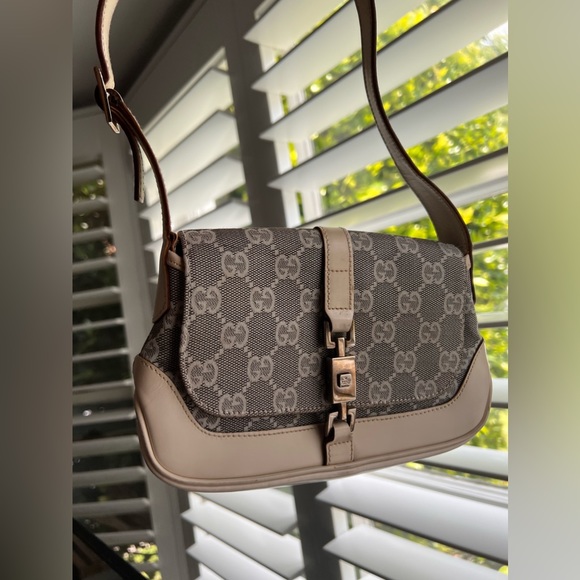Gucci GG Canvas Mini Jackie O Hobo Authentic - Picture 4 of 17